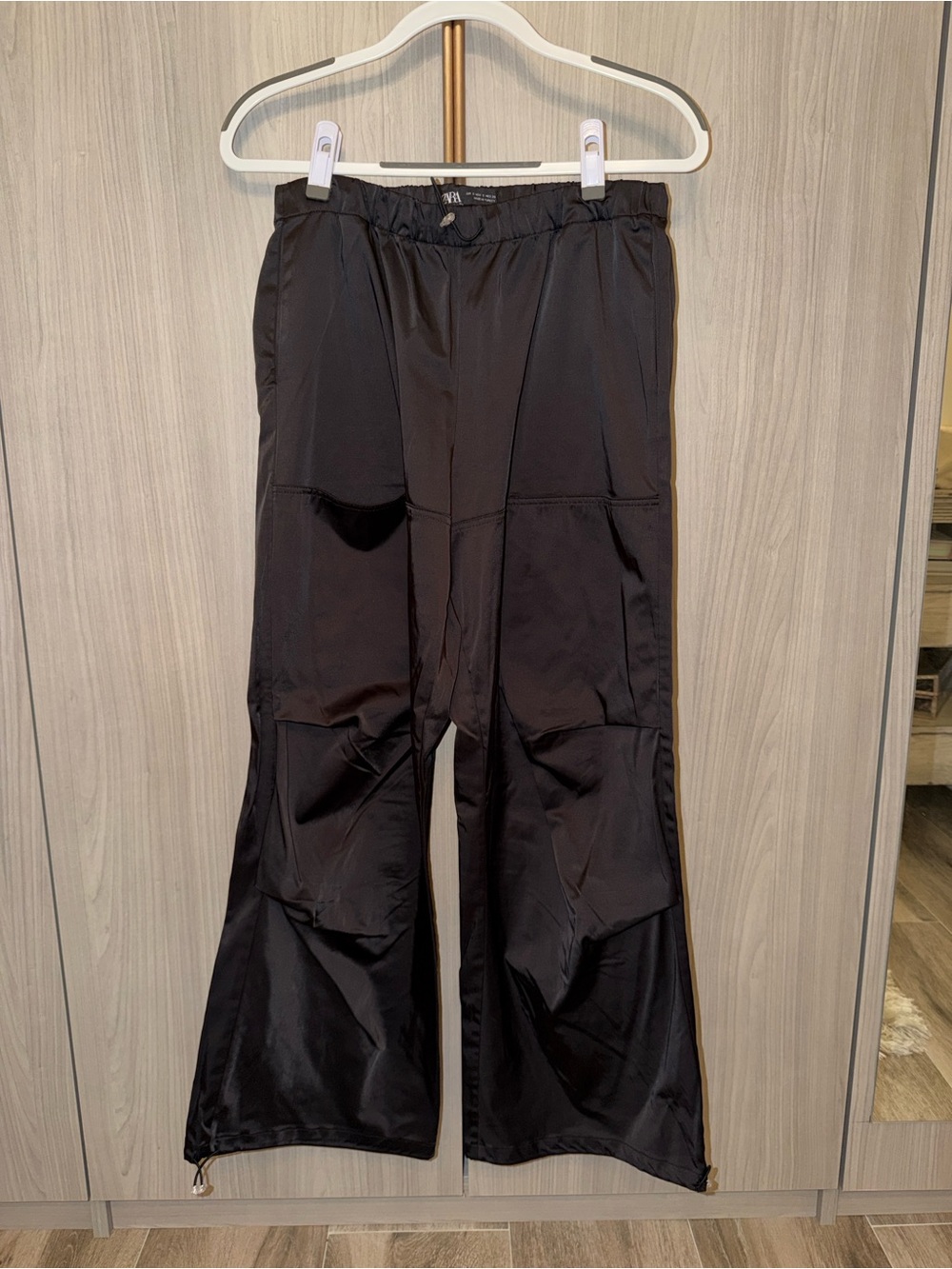 Zara Black Wide-Leg Pants